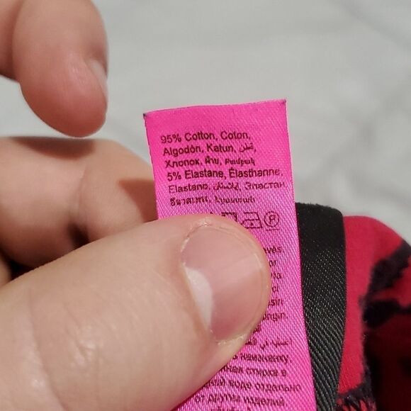 La Senza red and black medium leggings - Picture 5 of 5